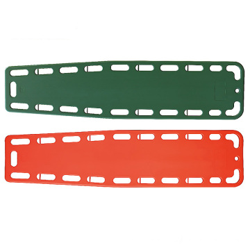 Notfallausrüstung Wirbelsäulenbretter Strettern Abmessungen Grün rot gelb Plastik Wirbelsäule Brett